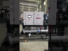 Schelp- en buiscondensator- en verdamperwatergekoelde schroefkoeler met PLC-besturing