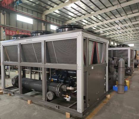 kopen Semi Hermetische Lucht Gekoelde Schroefcompressor Koelere R134a/R407C/R22 voor Chemische Industrie online manufacture