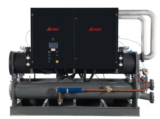 kopen 120 pk industriële waterkoeler geïntegreerd systeem halfhermetisch schroeftype online manufacture