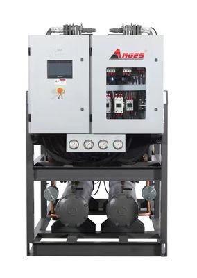 kopen 50 pk industriële waterkoeler geïntegreerd systeem halfhermetisch schroeftype online manufacture