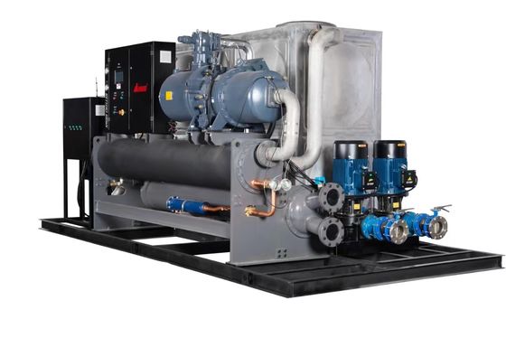 kopen Geïntegreerd systeem voor industriële koelmachines van 120 pk halfhermetisch schroeftype online manufacture