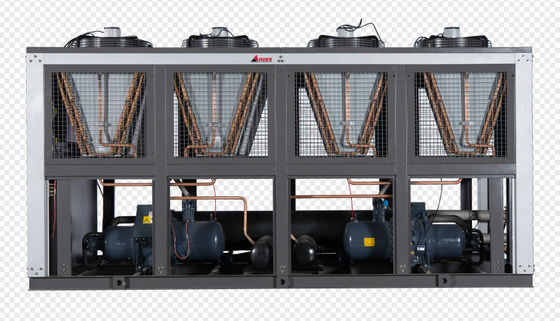 kopen 100 ton aanpasbare luchtgekoelde schroefkoeler industriële koeler voor geblazen film machine koelfilm online manufacture