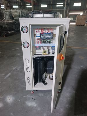 kopen Industriële luchtgekoelde koelmachine van 3 ton 3 pk voor snelle afkoeling van geëxtrudeerde materialen online manufacture