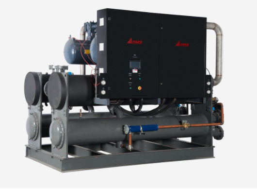 kopen 280 pk watergekoelde schroefkoelmachine industriële proces waterkoelmachines voor het drukken en BOPP film laminatie lijn online manufacture
