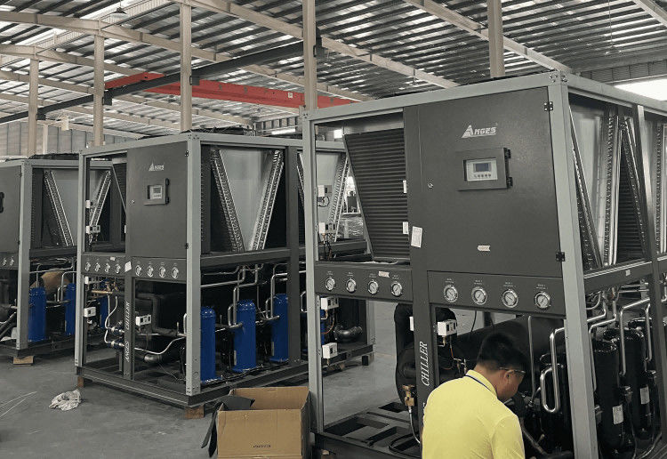 40HP luchtgekoelde industriële waterkoeler voor verpakkingsmachine, 40TR watergekoelde industriële proceskoeler