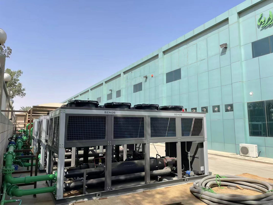 100 ton schroefcompressor chiller 100 Tr luchtgekoelde watergekoelde voor koeling flessen blaasmachine