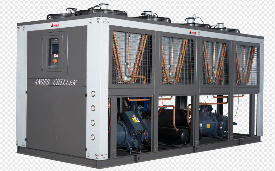 120 pk luchtgekoelde schroefcompressor koeler industriële chemische koeler 120 ton voor PVC-plastic pijpen