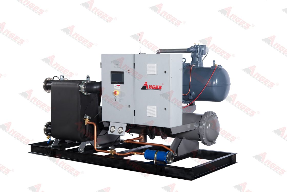 400RT Dubbele compressoren koelmachine Grote koelcapaciteit Watergekoelde schroefkoelmachine voor de drankenindustrie