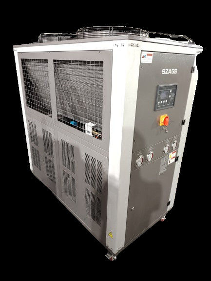 8 ton luchtgekoelde industriële waterkoelmachine 23kW rolltype glycol koelmachine Fabrieksvoorraad