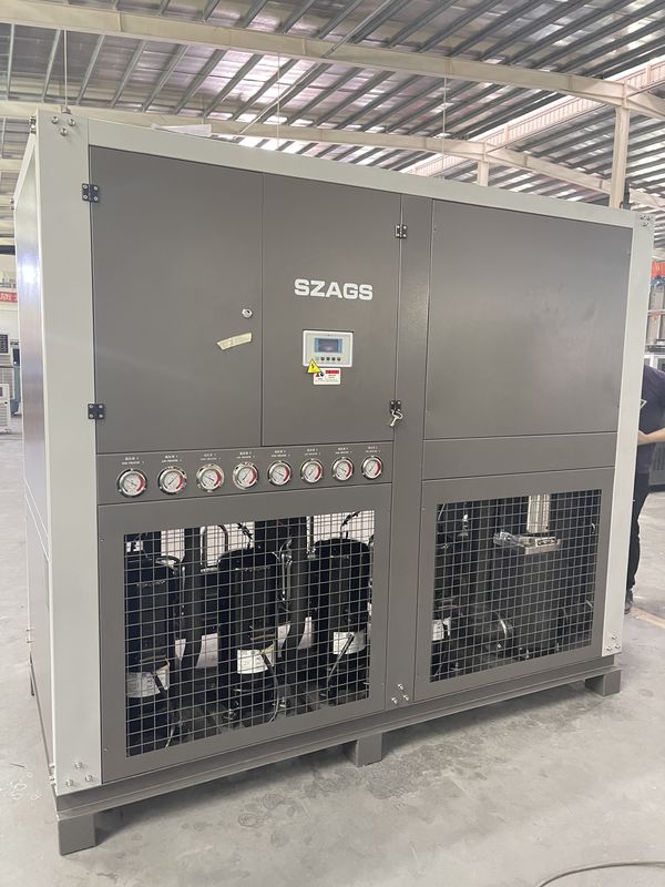 Hoge efficiëntie 40 pk industriële watergekoelde koelmachine 130 kW roll watergekoelde koelmachine voor injectie-machine