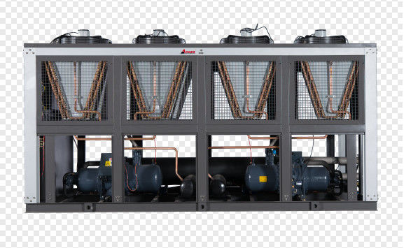 Emerson solenoïde klep 75HP luchtgekoelde schroefkoeler voor drukwerk en BOPP-filmlamineerlijn