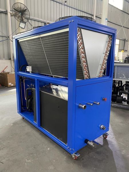 Milieuvriendelijke energiebesparende koelinstallatie van 20 kW, geheel van koperen buis, koelsysteem, milieukundige koelmiddel 8 pk