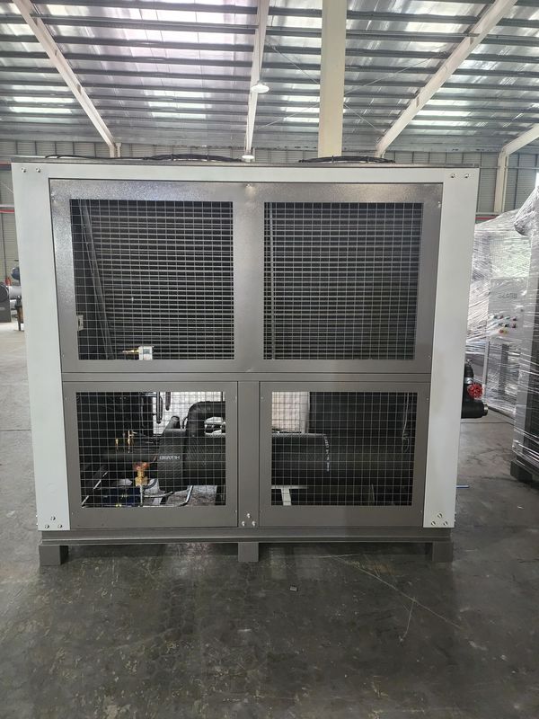 20 pk glycolchiller 72 kW industriële roltype luchtgekoelde waterchiller