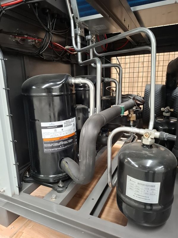 5HP industriële waterkoeler Plastic verwerking 5RT luchtgekoelde koeler voor farmaceutische chemische koeling koper buis condensator