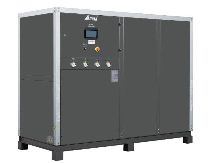 R410A Koelmiddel 20 pk watergekoeld rolkoelsysteem met 1 condensator energiebesparende precisie voor verschillende industrieën