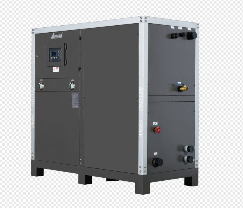R410A Koelmiddel 20 pk watergekoeld rolkoelsysteem met 1 condensator energiebesparende precisie voor verschillende industrieën