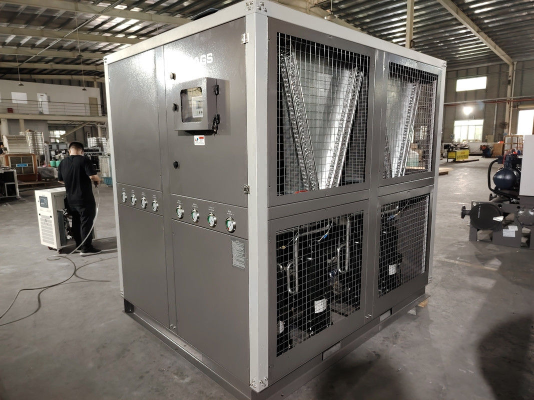 40 ton luchtgekoelde rol waterkoeler 144 kW luchtgekoelde industriële systeem voor extrusie machine