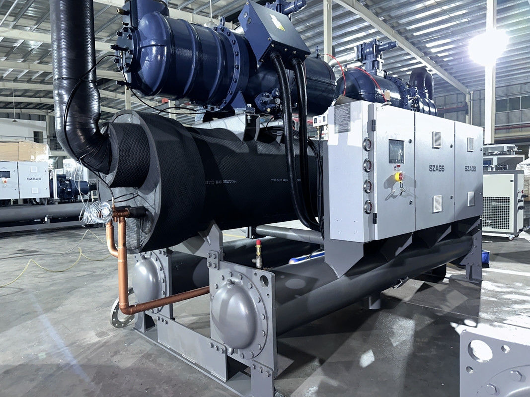 150 pk industriële watergekoelde schroefkoeler met dubbelcompressorsysteem voor optimale koeloplossingen