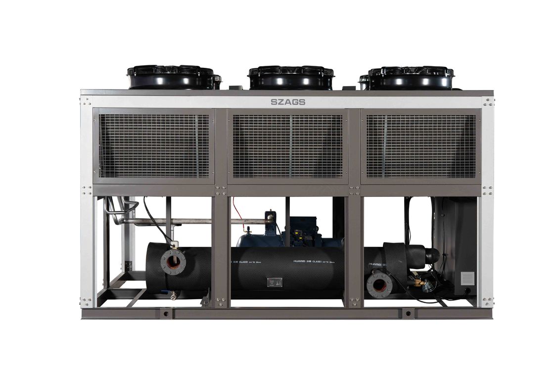 60 pk luchtgekoelde schroefcompressor koeler industriële chemische koeler 60 ton luchtkoelmachine voor 10 eenheden spuitgietmachine.