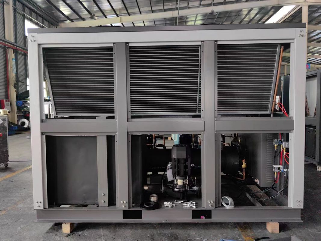 50 ton luchtgekoelde industriële waterkoeler met vier compressoren voor spuitgietmachine