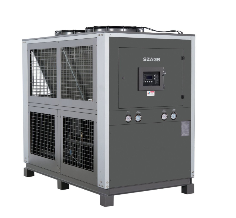 20 PK Luchtgekoelde Glycolkoeler Energiezuinige Scroll Type Compressor Industriële Koelmachine voor Spuitgietmachines